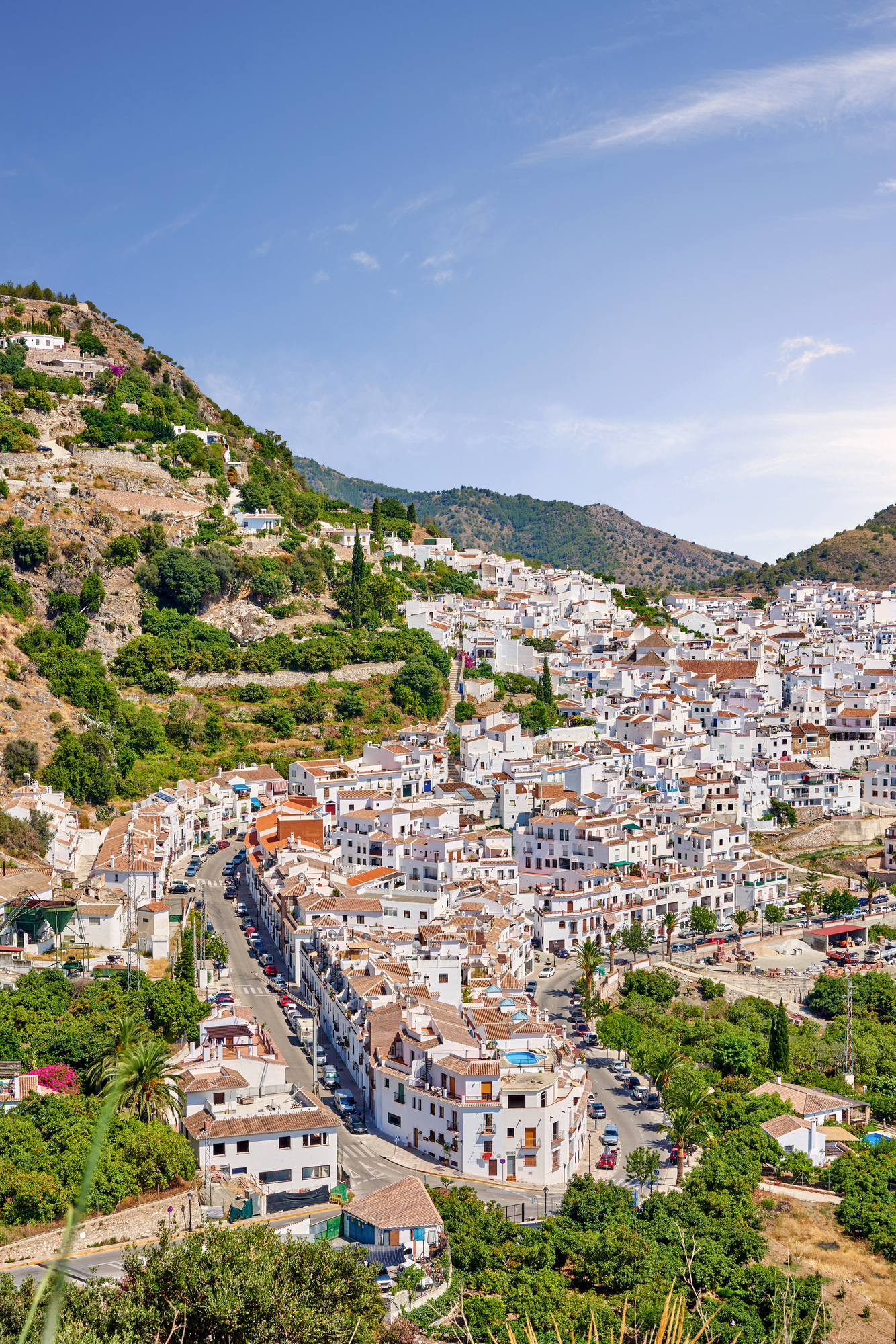 The beautiful old city of Frigiliana, Andalusia, Spain